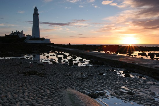 St. Mary's Lighthouse, Tyne & Wear Coast.