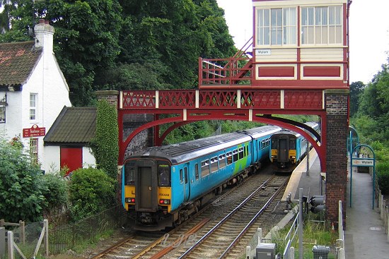 Wylam Railway Station, Tyne Valley Line, Northumberland