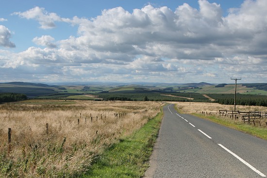 View from just north of Carter Bar at the Scottish Border.