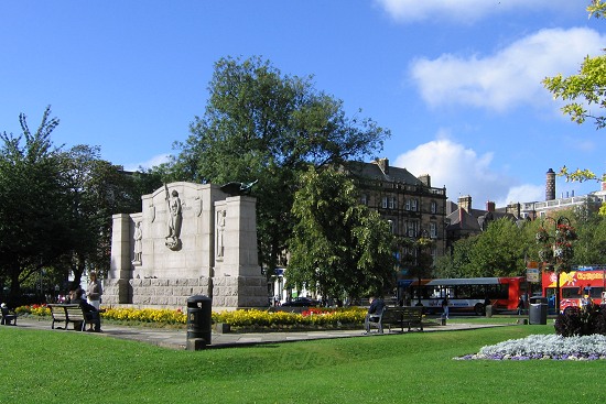 War Memorial between the Civic Centre and Barras Bridge, Newcastle upon Tyne.