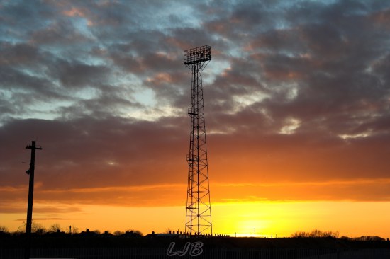 Sunset at Bates Jetties, Blyth, Northumberland.