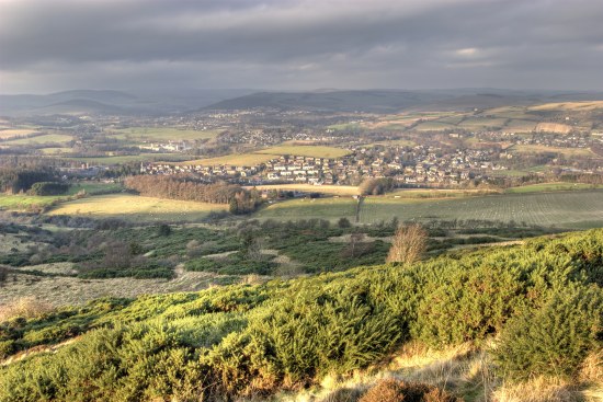 Eildon Hills, near Melrose, Scottish Borders.
