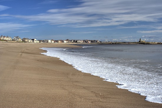 Newbiggin Beach.