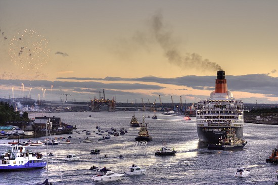 QE2, River Tyne, North Shields
