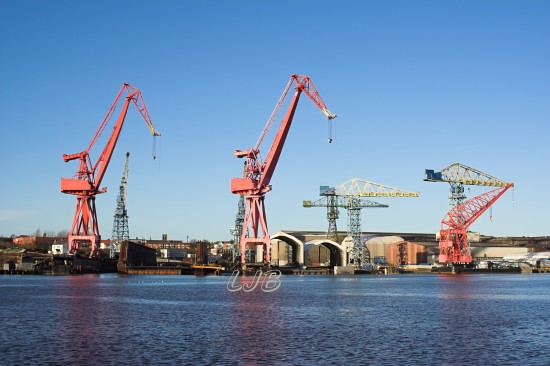 Swan Hunter Cranes - River Tyne
