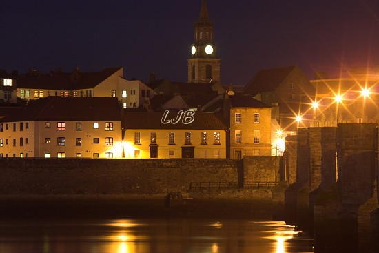 Berwick at night.