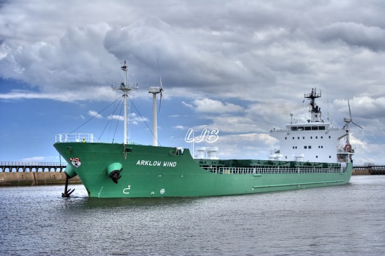 Arklow Wind at Blyth, Northumberland.