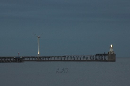 Blyth Lighthouse, Northumberland Coast.