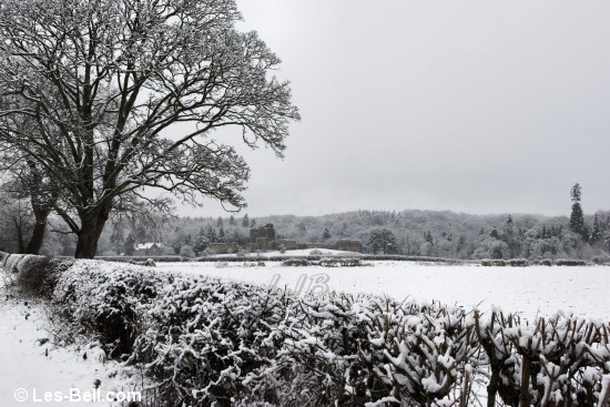 Snow at Bothal.