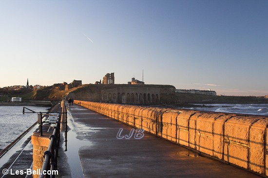 Tynemouth Pier and Priory.