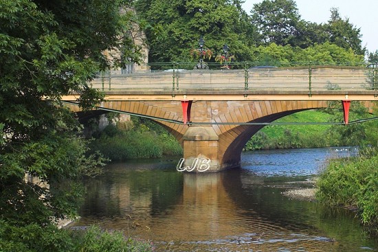 Bridge over the River Wansbeck, Morpeth, Northumberland.