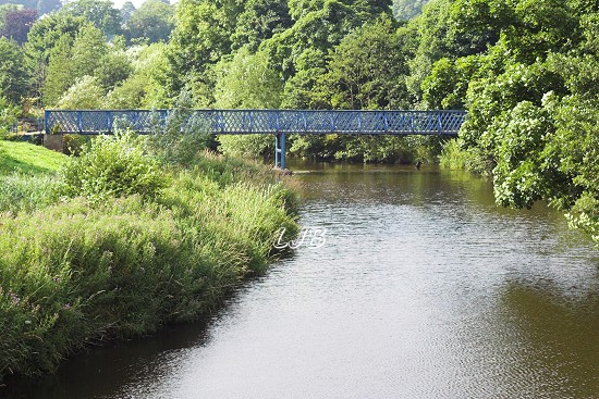 Bridge over the River Wansbeck, Morpeth, Northumberland.
