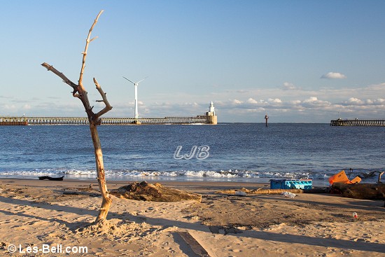 Beach Art - Blyth South Beach Northumberland.