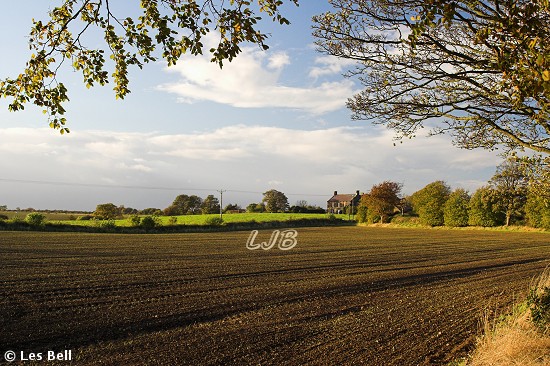 Across the fields at Bothal, Northumberland.