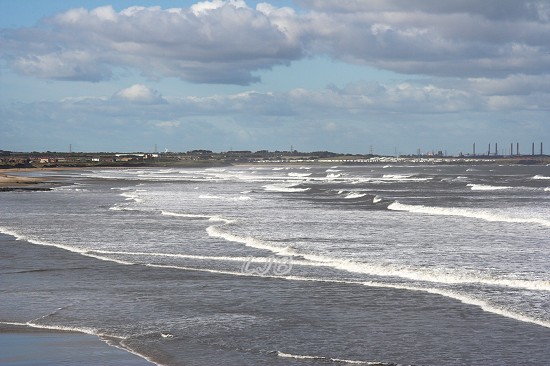 Heavy seas at North Blyth.