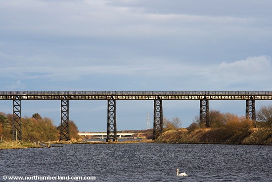 River Wansbeck at Stakeford, Northumberland.