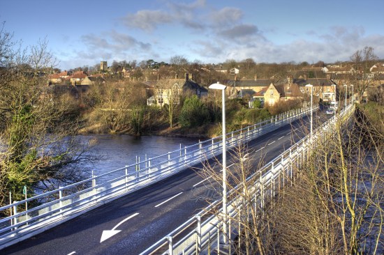 Bridge over the River Tyne, Wylam, Northumberland