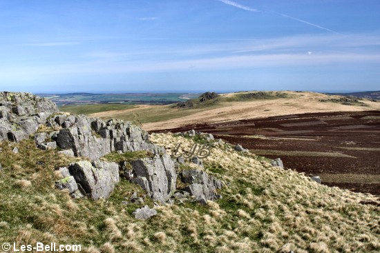 View from Long Crags, Cheviot Hills, Northumberland.