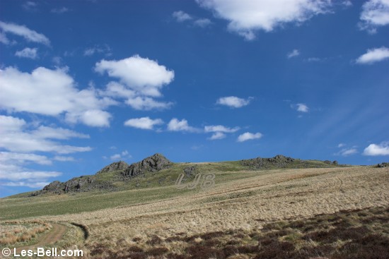 Langlee Crags, Cheviot Hills, Northumberland.