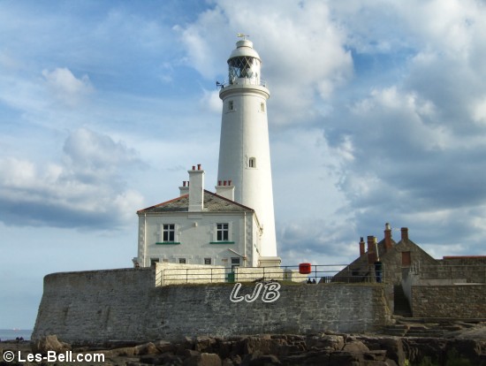 St. Mary's Island and Lighhouse.