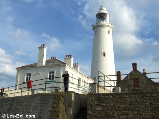 St. Mary's Island and Lighhouse.