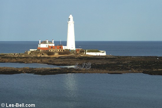 St. Mary's Island and Lighhouse.