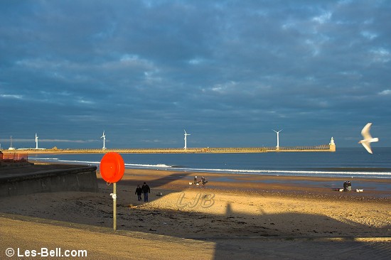 Blyth South Beach, Northumberland.