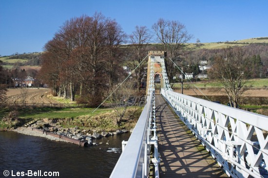 Melrose, River Tweed and Gattonside walk, Scottish Borders.