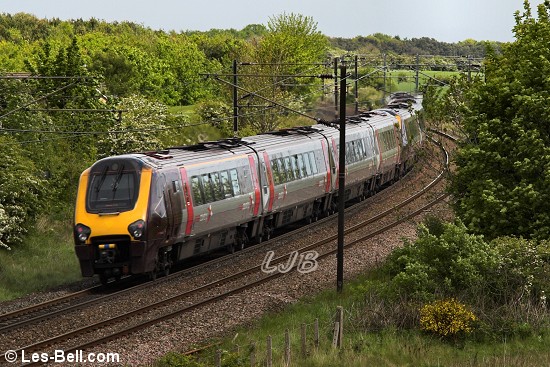 Train at Pegswood, Northumberland.
