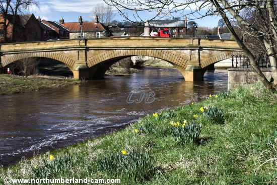 River Wansbeck and Telford Bridge, Morpeth.