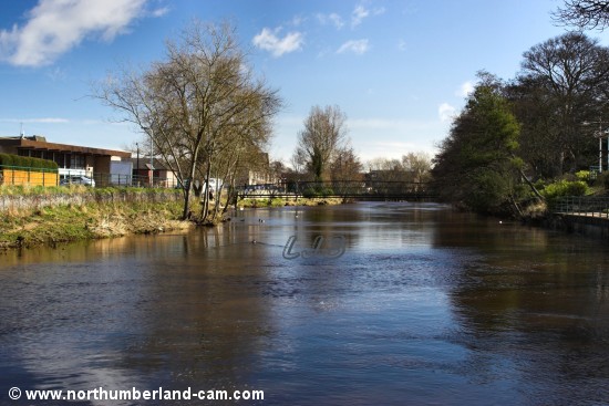 River Wansbeck and Elliott Bridge, Morpeth.