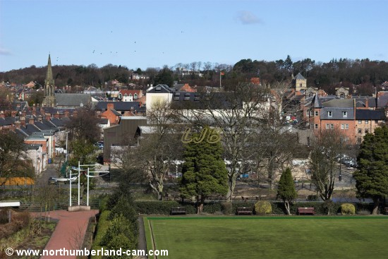 Bowling greens, Carlisle Park, Morpeth.