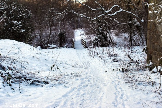 Snow at Bothal, Northumberland.