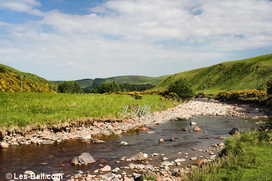 River Breamish beside Ewe Hill.