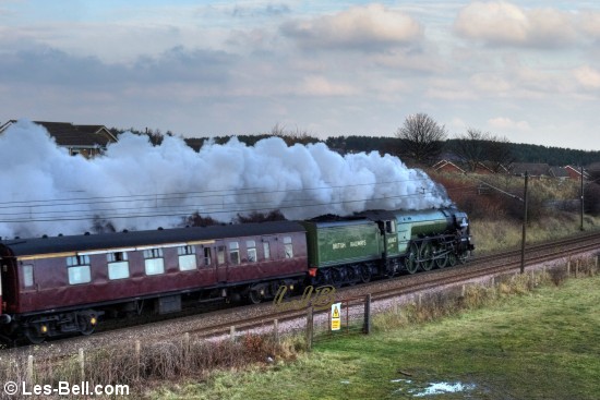 Tornado, Pegswood Station, Northumberland.