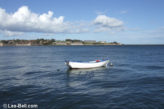 View across the River Tweed to Berwick.