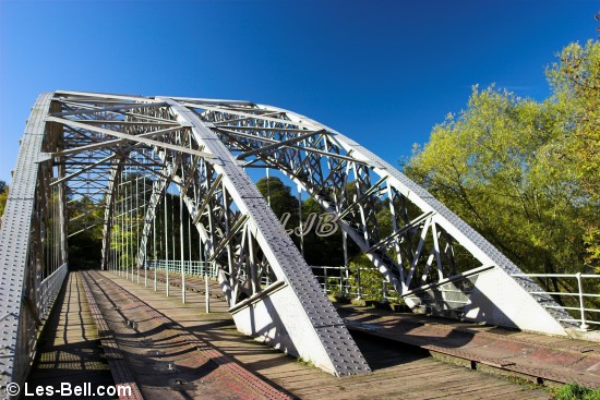 Hagg Bank Railway Bridge across the River Tyne at Wylam.