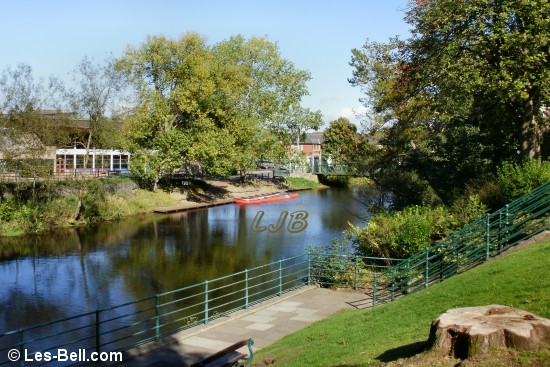 River Wansbeck at Carlisle Park, Morpeth.