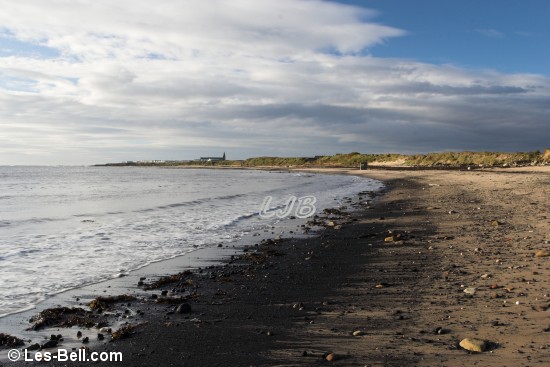 Beach between Beacon Point and Church Point.