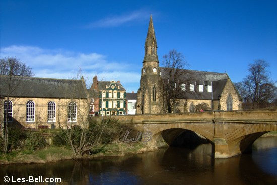 Telford Bridge, River Wansbeck, Morpeth, Northumberland.