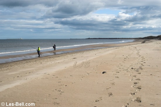 Warkworth Beach, looking south to Amble.