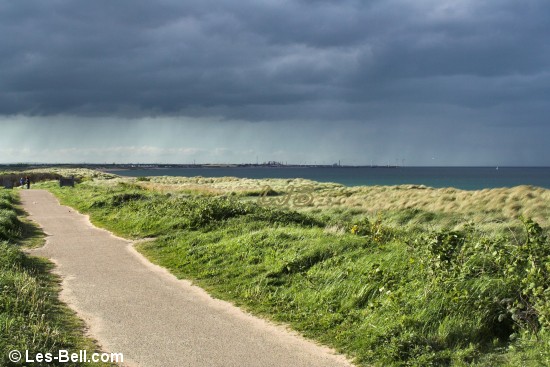 Rainstorm over Blyth.