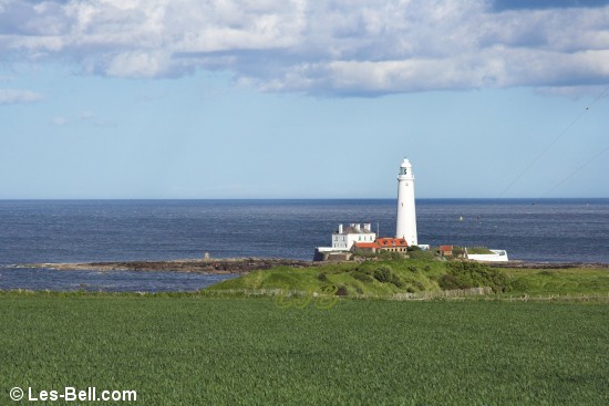 St. Mary's Island and Lighthouse.