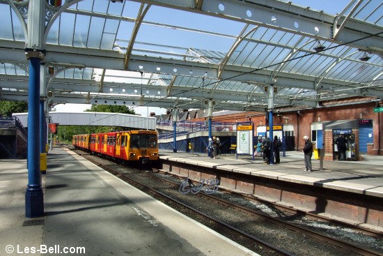 Whitley Bay Metro Station.