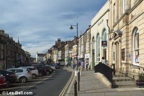 Town centre, Barnard Castle, Teesdale, County Durham.