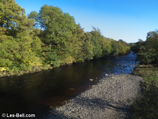 River Tees at Middleton-in-Teesdale, County Durham.