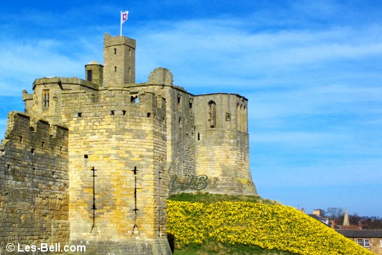 Warkworth Castle, Northumberland.  