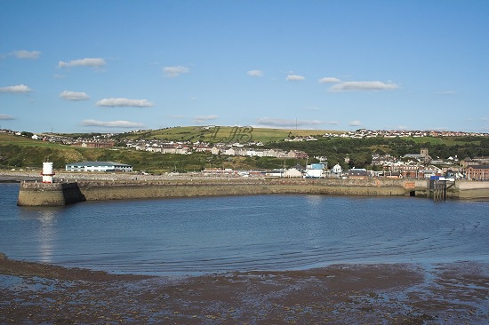 View from the West Pier to the North Pier.