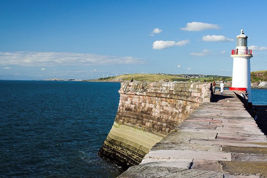 View from the end of Whitehaven West Pier.