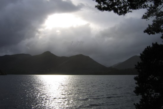 Cat Bells seen across Derwent Water in the Lake District.